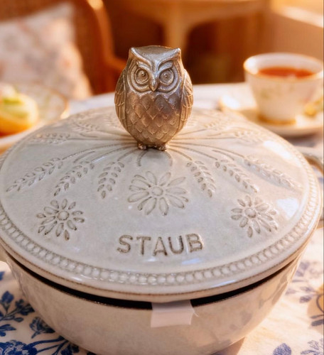 Owl lid knob - lid,