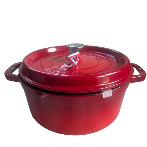 Staub cocotte 24cm red - cocotte,