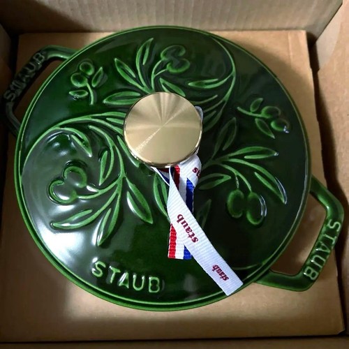Staub olive nabe small cast - staub,