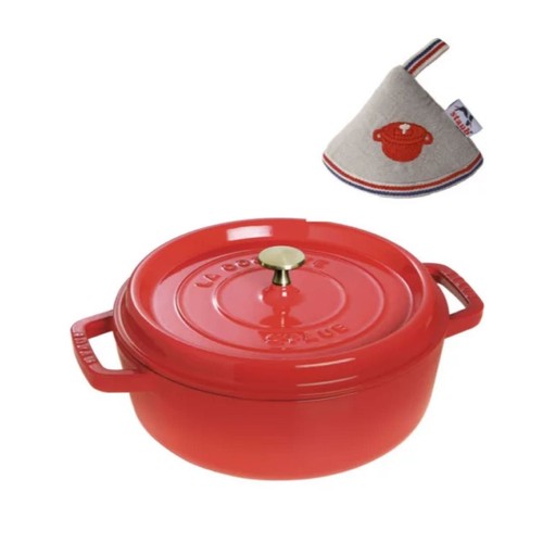Staub 26cm shallow - 26cm, cocotte
