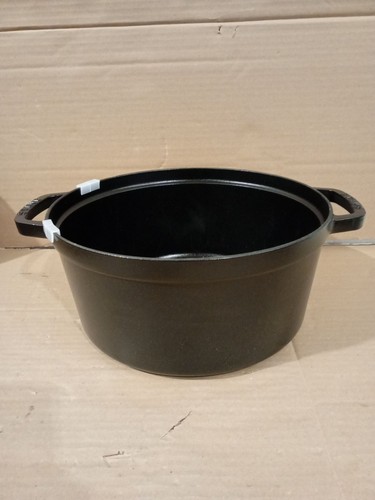 Staub black cast iron round - staub,