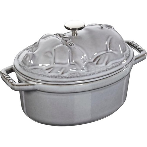 Staub piggy cocotte oval cast - staub,